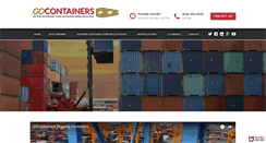 Desktop Screenshot of gocontainers.com